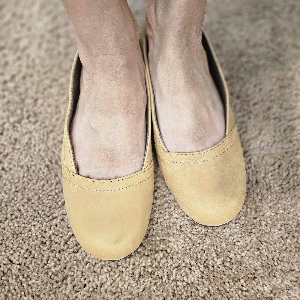 Eddie Bauer Women's Yellow Slip-On Flats